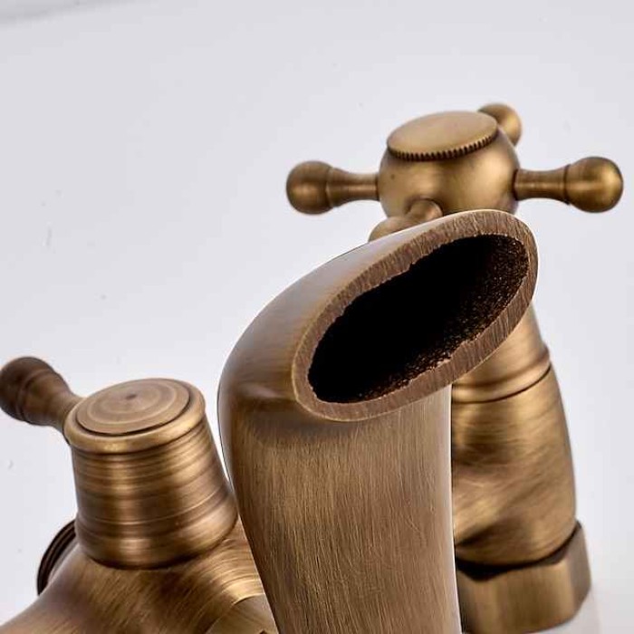 Bathtub Faucet,Wall Mounted Brass Rainfall Shower Mixer Taps Contain with Handshower and Cold/Hot Water