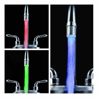 Seven Color Temperature Control Sensor LED Faucet Lamp