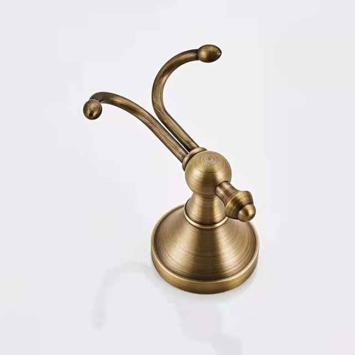 Wall Hook for Coats,Antique Brass Wall Mounted Robe Hook 1pc