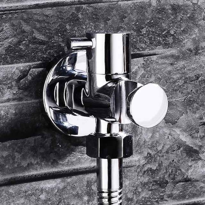 Brass Bathroom Sink Faucet,Single Handle One Hole Self-Cleaning  Handheld bidet Sprayer with Cold Water Only