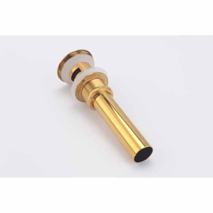 Brass Contemporary Faucet Accessory,Superior Quality Ti-PVD Finish Pop-up Water Drain With Overflow