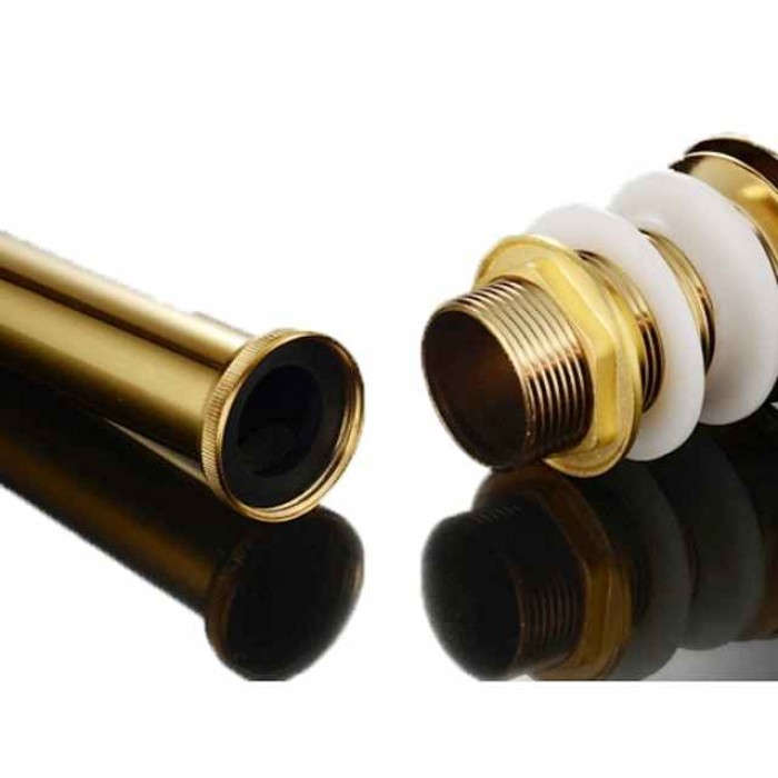 Brass Contemporary Faucet Accessory,Superior Quality Ti-PVD Finish Pop-up Water Drain With Overflow