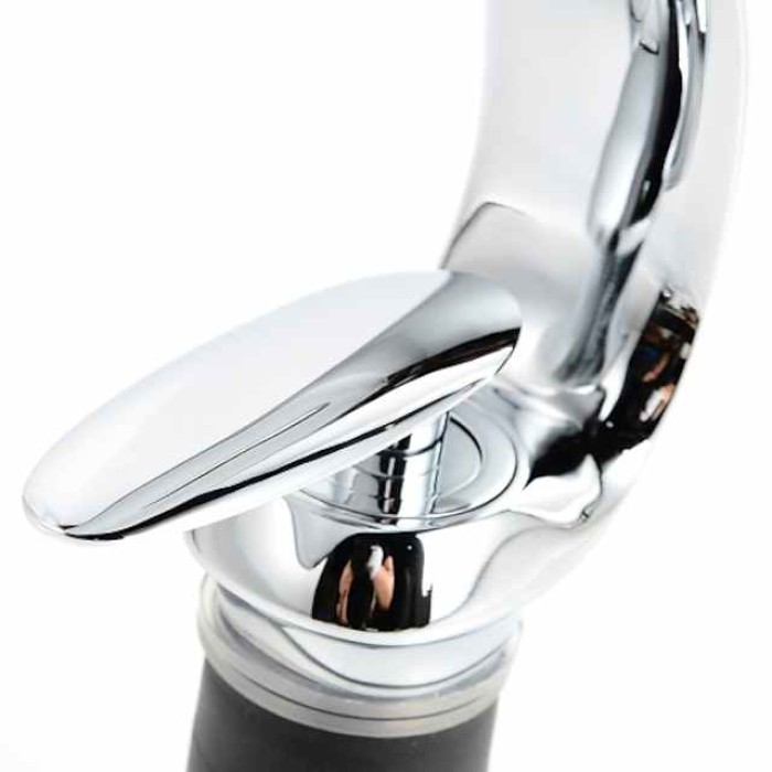 Bathroom Sink Faucet - FaucetSet Chrome Centerset One Hole / Single Handle One HoleBath Taps