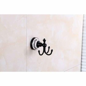 Bathroom Accessory Set Antique Brass 3pcs Include Toilet Paper Holders Robe Hook and Tower Ring Oil-rubbed Bronze