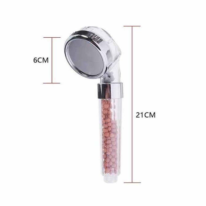 300 Holes Super Pressure Shower Head With Chrome Square Rainfall Handhold Water Saving Sprayer,Stainless Steel Plate and Durable Material