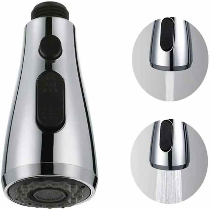 Faucet Accessories,Excellent Quality ABS/PC Helmet Lining-Surface Treatment-Chrome Faucet Spout Replacement Parts for Pull Down Kitchen Faucet