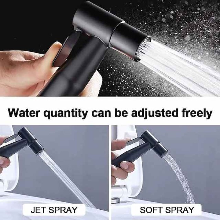 Handheld Bidet Sprayer Setsfor Toilet,Handheld Diaper Sprayer,Toilet Cleaning Sprayer,Bathroom Jet Sprayer Kit Spray Attachment With Hose,Stainless Steel Easy Install for Cleaning Female