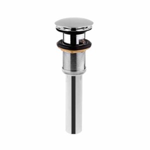 Faucet Accessory,Superior Quality Pop-up Water Drain With Overflow Contemporary Brass Chrome