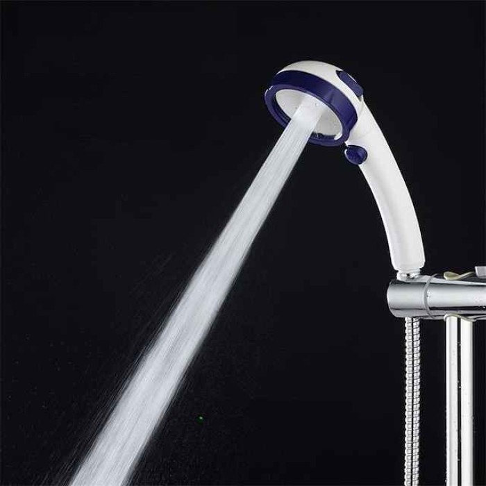 High Quality 1PC High Pressure 3 Modes Shower Head with Stop Button Adjustable Water Saving Showerhead For Home Hotel Bathroom