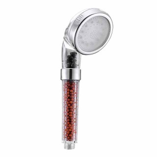 3-Color Temperature Sensitive LED Color Changing Hand Shower / ABS Water Powered Color Changing LED Hand Shower High Quality