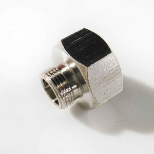 Pipe Fitting Adapter Male G 9/16 Thread To Female G 1/2 Thread 2 pieces (1 pair)