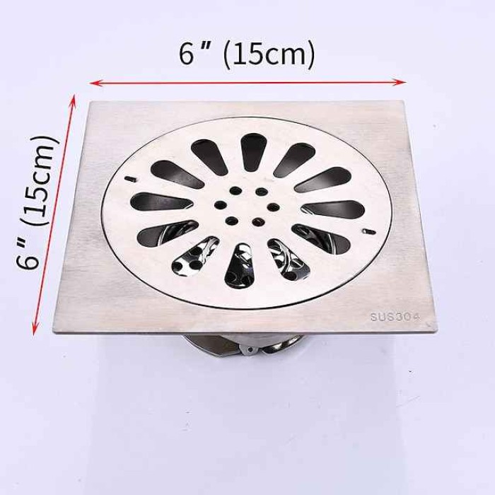 Multipurpose Drain Creative Modern Stainless Steel Removable Invisible Look Or Flat Cover Bathroom