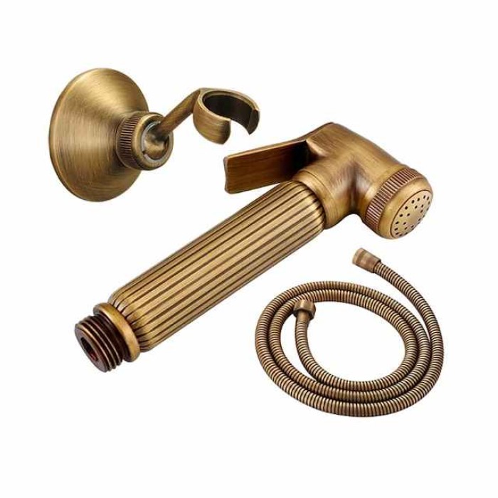 Single hole Bidet BrushedToilet Handheld bidet Sprayer Self-Cleaning Antique