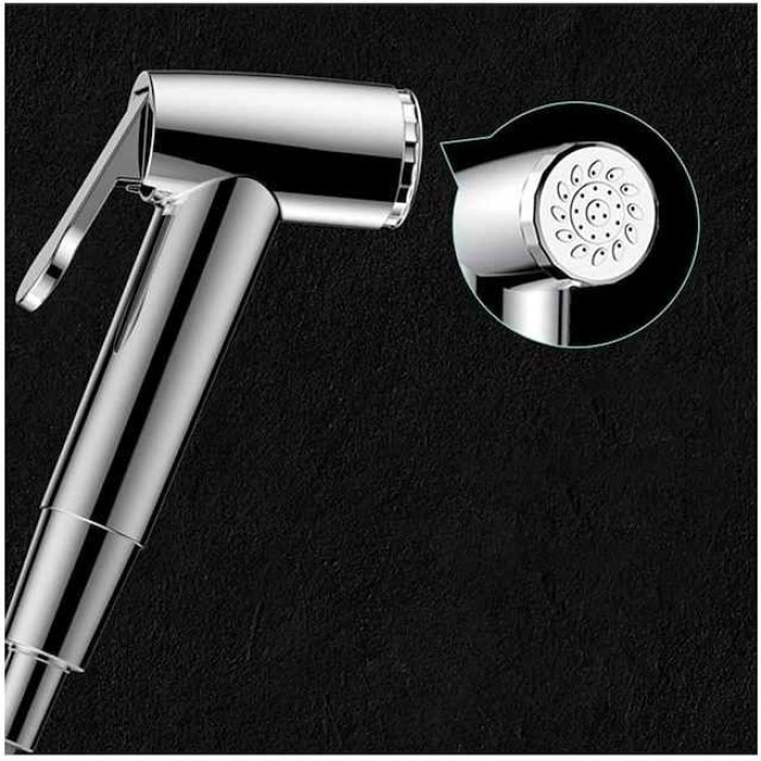 ABS Bidet Faucet Electroplated Toilet Handheld Bidet Sprayer Self-Cleaning Contemporary