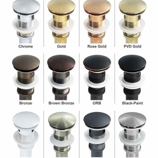 Pop-up Water Drain With Overflow Brass Material Faucet Accessory Superior Quality Contemporary Multiple Choice Contemporary Style