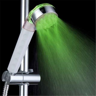 3-Color Temperature Sensitive LED Color Changing Hand Shower