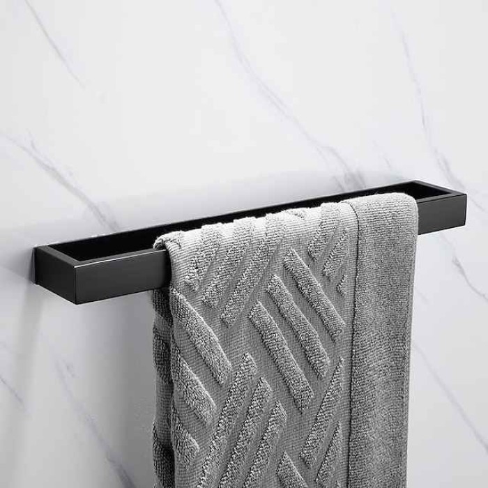 Towel Bar / Bathroom Shelf New Design / Self-adhesive / Creative Contemporary / Modern Stainless Steel 1PC - Bathroom Single / 1-Towel Bar Wall Mounted