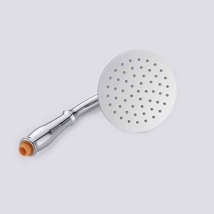 8 Inch Rotate 360 Degree Bathroom Rainfall Shower Head ABS Chrome Water Saving Shower Extension Arm Hand Held Shower Head