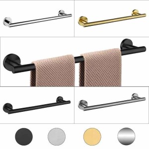 Towel Bar Stainless Steel Bathroom Shelf Single Rod Wall Mounted New Desig 1 pc 30/40/45/50/60cm