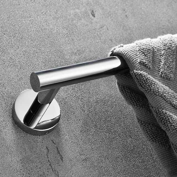 Towel Bar Stainless Steel Bathroom Shelf Single Rod Wall Mounted New Desig 1 pc 30/40/45/50/60cm