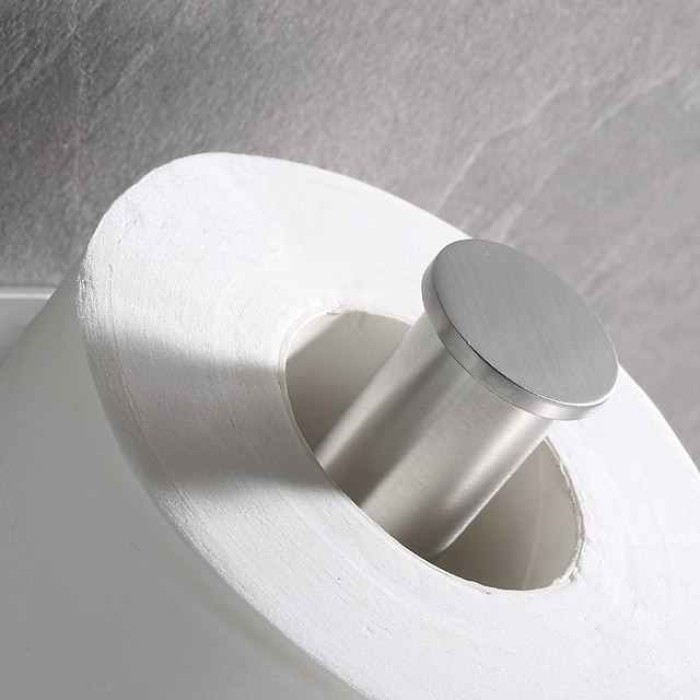 Toilet Paper Holder Bathroom Tissue Holder 304 Stainless Steel Self Adhesive Wall Mounted 1pc