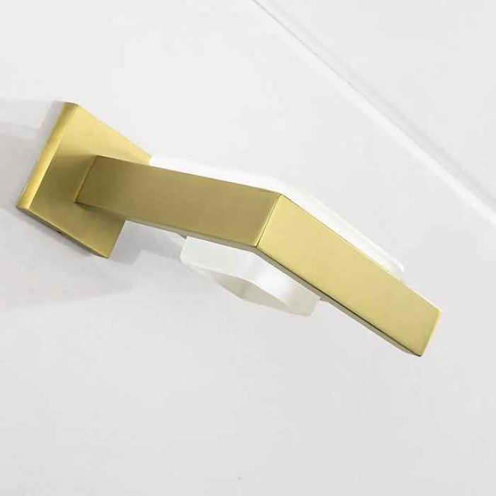 Soap Holder Stainless Steel and ABS with Glass Tray Wall Mounted Bathroom 1pc Painted Finishes, Chrome Electroplated and Brushed