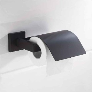 Toilet Paper Holder Stainless Steel Electroplated and Brushed Bathroom Roll Paper Holder Wall Mounted 1pc