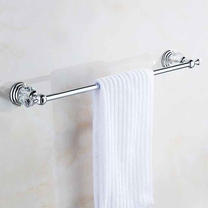 Wall Mounted Silver Bathroom Hardware Towel Bar, Robe Hook, Towel Holder, Toilet Paper Holder, 304Stainless Steel - for Home and Hotel bathroom