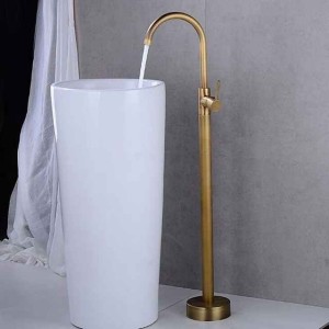 Bathtub Faucet Contemporary Roman Tub Ceramic Valve Bath Shower Mixer Taps