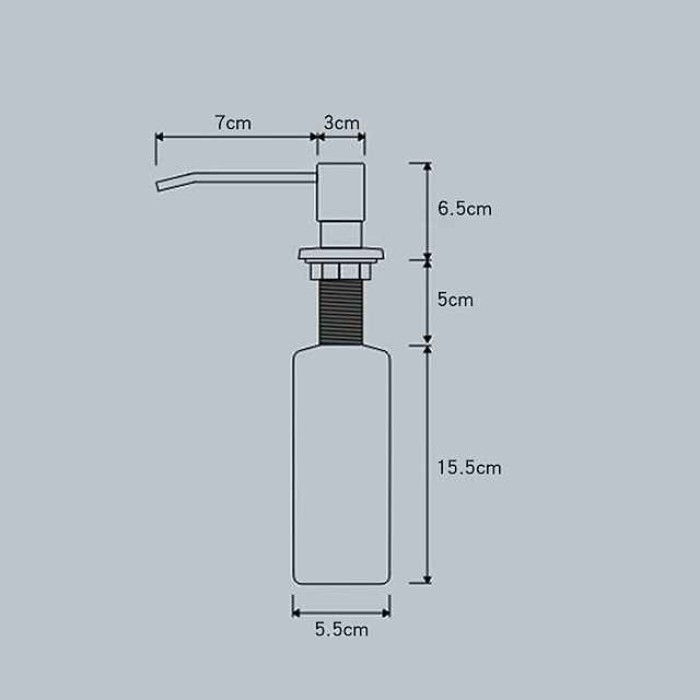 Kitchen Faucet with Pullout Spray and Soap Dispenser Sets Single Handle Two Holes Pull Out/Rotatable/Multifunction Standard Spout, Brass Tall-High Arc Deck Mounted Kitchen Faucet