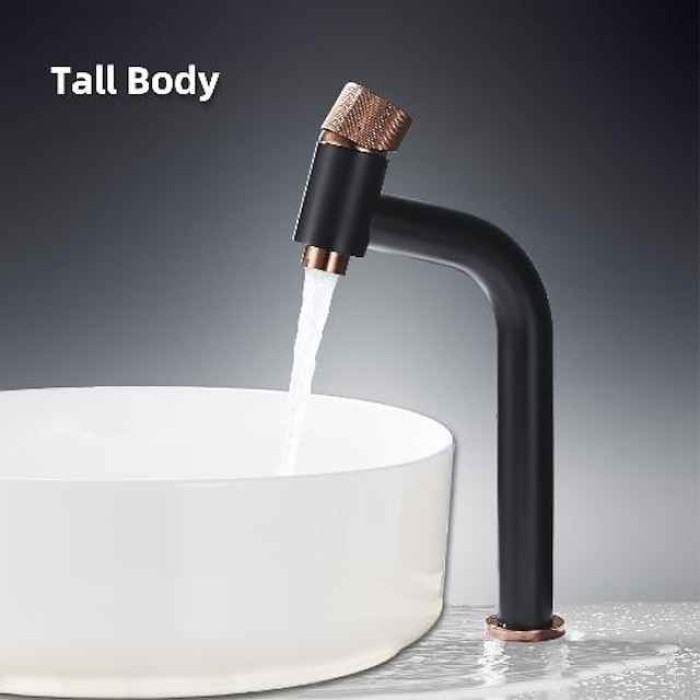 Bathroom Sink Faucet - Waterfall Electroplated Centerset Single Handle One HoleBath Taps / Bathroom Sink Faucet+ Accessories / Vintage / Yes / Brass / Brass