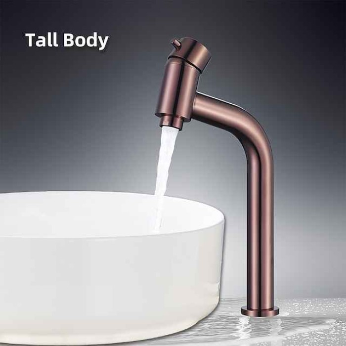 Bathroom Sink Faucet - Waterfall Electroplated Centerset Single Handle One HoleBath Taps