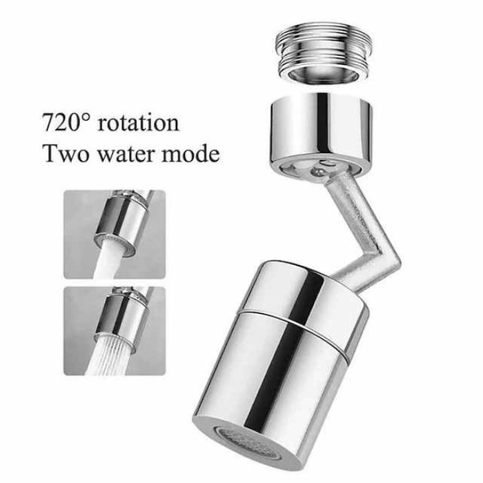 Faucet Extender Aerator 720° Swivel, Universal Splash Kitchen Tap Filter Bathroom Basin Faucet Spray Head Washroom, Water Saving Nozzle Sprayer Attachment