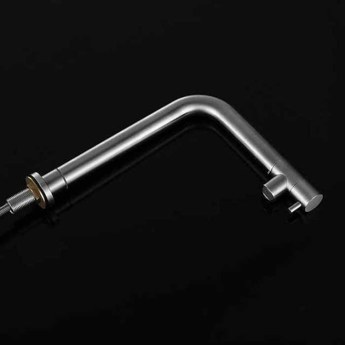 Kitchen faucet - Single Handle One Hole Stainless Steel Pull-out /Pull-down Other Contemporary Kitchen Taps cold or hot water only