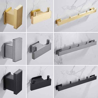 Robe Hook Creative Contemporary Modern Aluminum 1pc Bathroom Wall Mounted