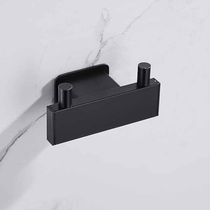 Robe Hook Creative Contemporary Modern Aluminum 1pc Bathroom Wall Mounted