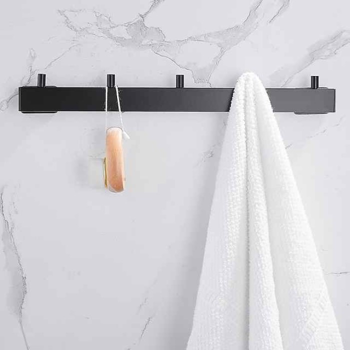 Robe Hook Creative Contemporary Modern Aluminum 1pc Bathroom Wall Mounted