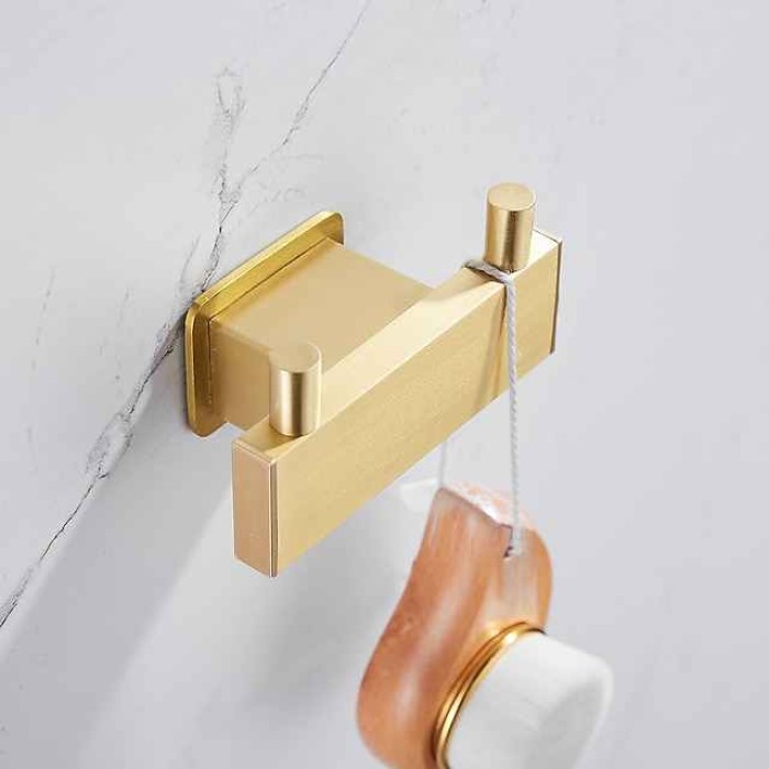 Robe Hook Creative Contemporary Modern Aluminum 1pc Bathroom Wall Mounted