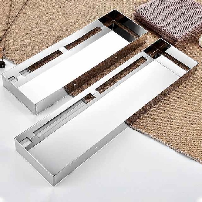 Bathroom Shelf New Design Stainless Steel Wall Mounted Bathroom Rack Tray Pendant In Front Of Shower Mirror