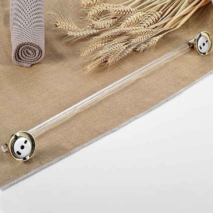 Acrylic Towel Rack 30cm-60cm Extended Wall Hanging Perforated Gold Bathroom Cool Towel Pole Light Luxury Wind Toilet Pendant