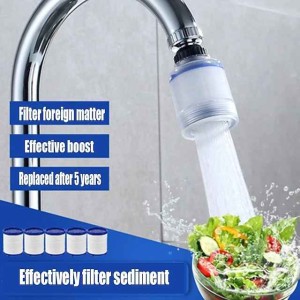 Multifunctional Anti-splash Head Pressurized Filter Water Saver Pp Cotton Filter Faucet To Effectively Filter Sediment Faucet