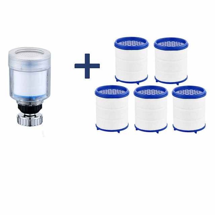 Multifunctional Anti-splash Head Pressurized Filter Water Saver Pp Cotton Filter Faucet To Effectively Filter Sediment Faucet