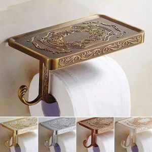 Toilet Paper Holder Multifunction Antique Zinc Alloy 1PC - Bathroom