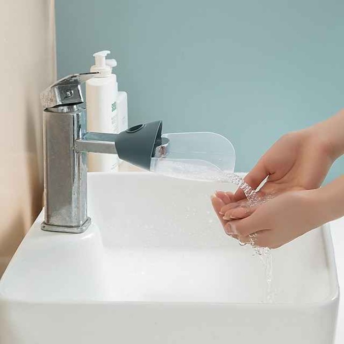 Kitchen Faucet Extender 360 Rotatable Spray Head Adjustable Splash-proof Faucet Filter Nozzle Tap Water Filter Accessories Random color