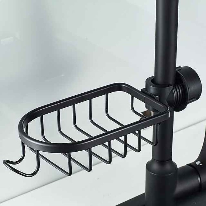 Faucet Storage Rack,Sink Organizer for Soap Sponge Brush Scrubber Sink Caddy Organizer Suitable for Most of Kitchen Faucets and Bathroom Faucets