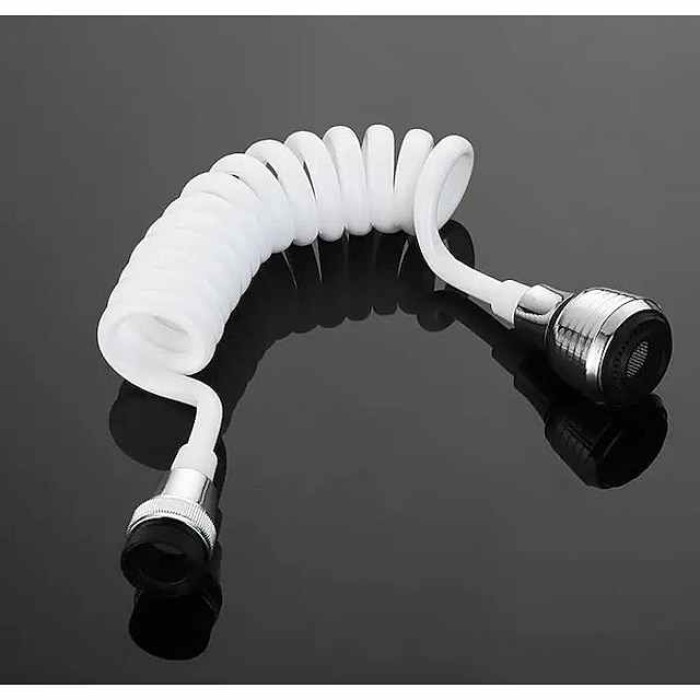 Kitchen Tap Lengthen Extender Long Hose Portable Stretchable Spring Extend Faucet