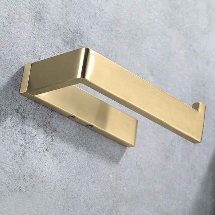 Toilet Paper Holder,304 Stainless Steel Wall Mounted Bathroom Decoration For Bathroom (Black/Brushed Nickel/Golden)