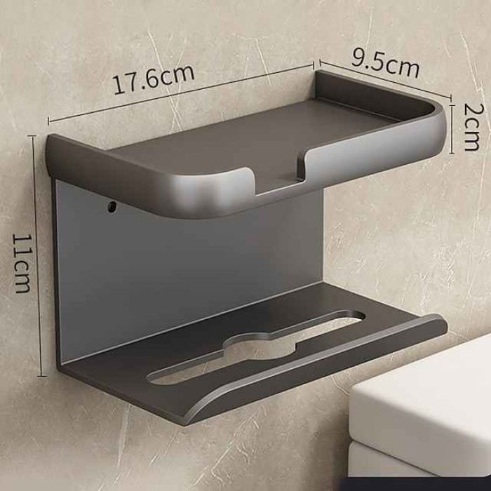 Toilet Tissue Holder Punch Free Toilet Roll Paper Storage Rack Tissue Box Toilet Toilet Paper Holder Toilet Paper Holder