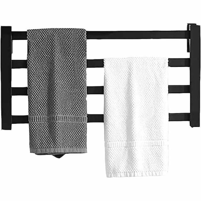 Towel Warmer Intelligent Electric Towel Rack Bathroom Towel Bar Electric Heating Constant Temperature Drying Perforated Free Towel Rack