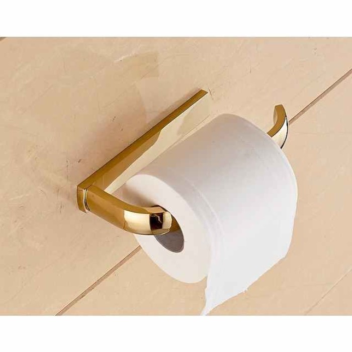 Toilet Paper Holder Smart Modern Brass 1PC - Bathroom Single Wall Mounted